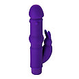 Нереалистичный вибратор Toyfa A-Toys, силикон, цвет фиолетовый, 18 см, фото 10