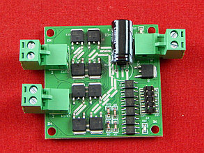 2-х канальный H-мост драйвер, 12/24В, 7A/12A, без корпуса