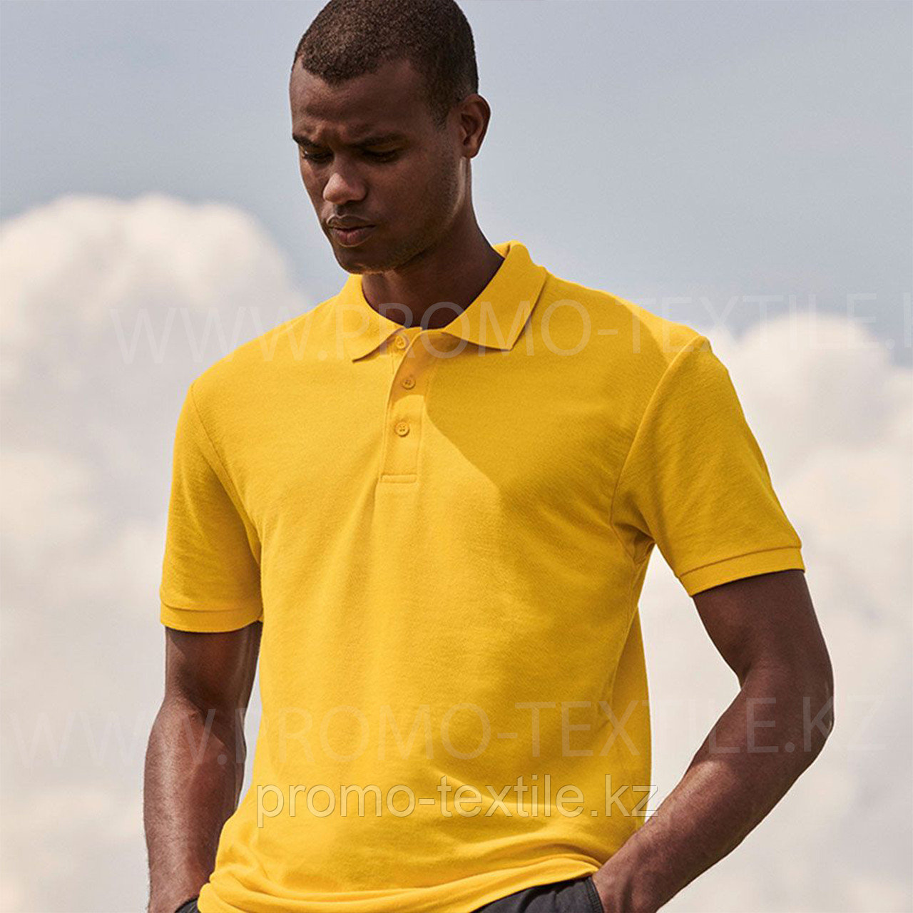 Футболка поло желтого цвета | Поло футболка желтая