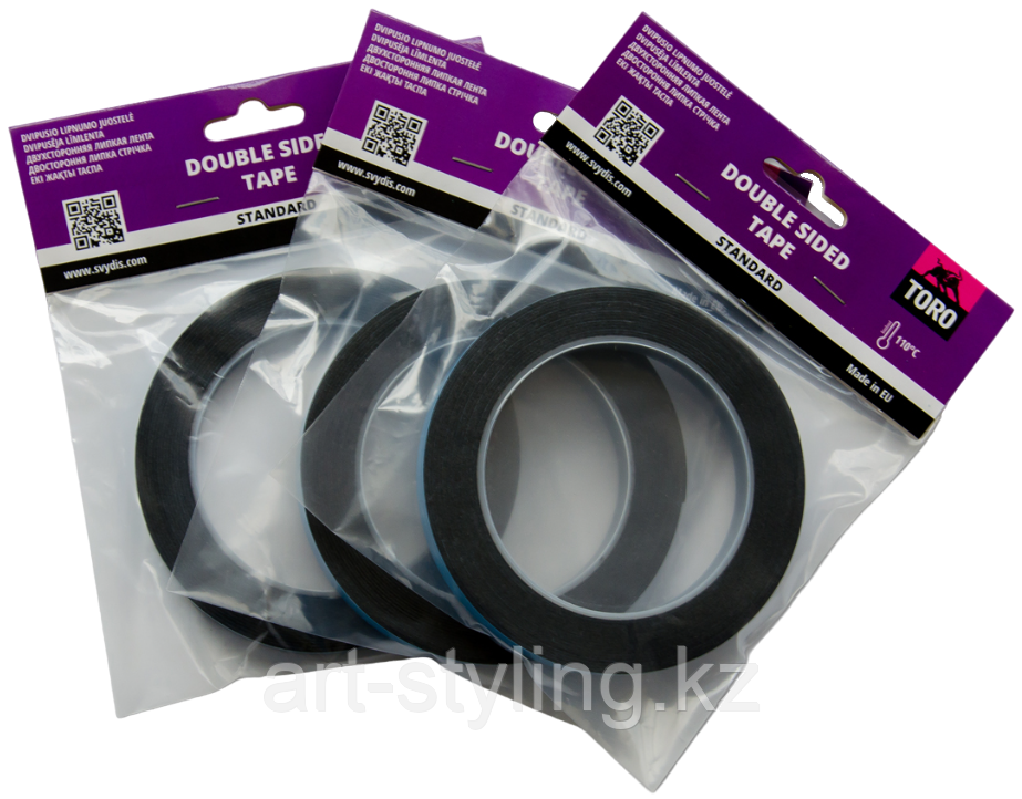 Двухсторонняя клейкая лента 12мм*5м TORO, фото 1
