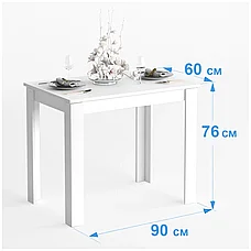 Стол кухонный обеденный 90х90х60 см, фото 3