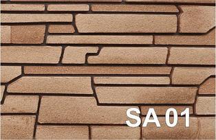 Фасадная панель «Премиум», фактура под камень SA01