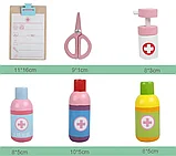 Деревянная Медицинская тележка доктора MNS, фото 4