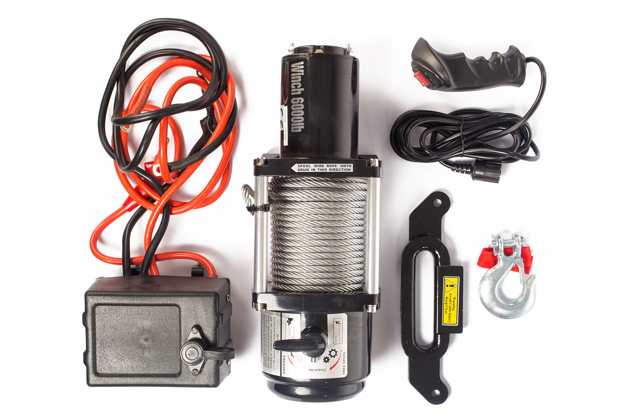 Лебедка (2720 кг/20 м) автомобильная TOR 12 V P6000, фото 1