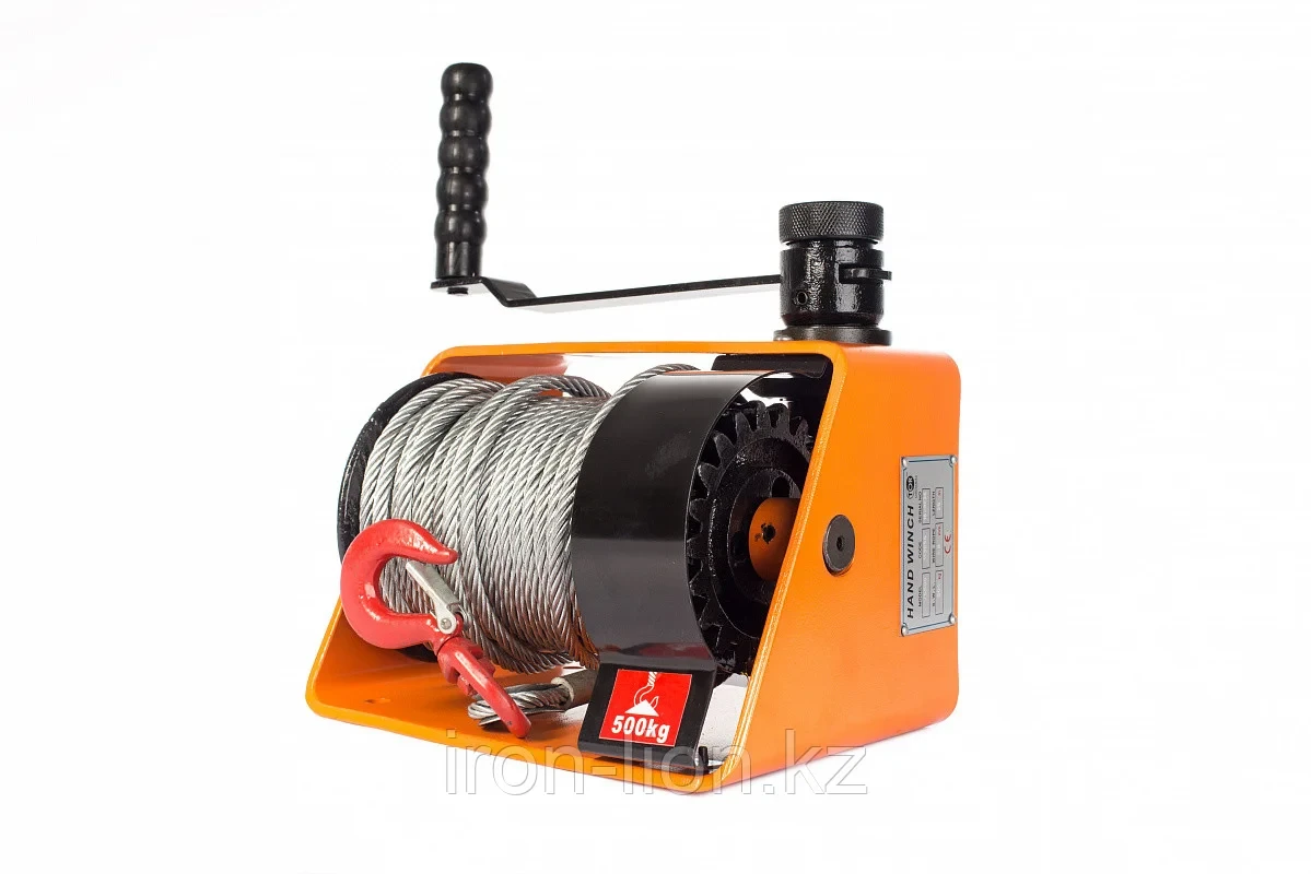 Лебедка ручная червячная TOR ЛРЧ 500 (VS) 0,5 т 25 м, фото 1