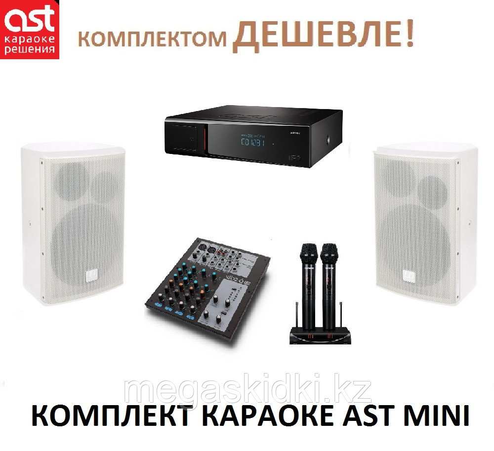 Караоке - комплект AST MINI+акустические системы LD
