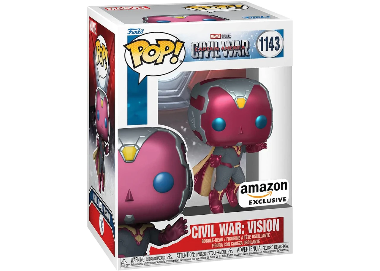 Funko Pop Civil War: Vision - Captain America: Civil War - 1143 (ТЦ Евразия)