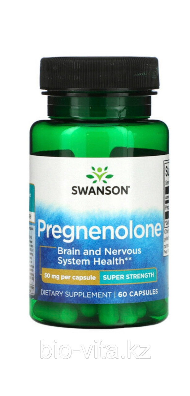 Прегненолон Pregnenolone 50 мг. 60 капсул.