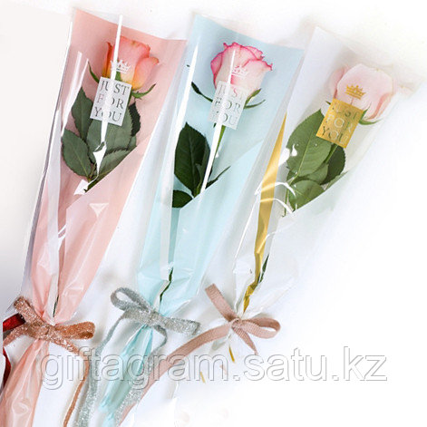 Пакет-конус для цветов, с золотистым принтом / упаковка 50 штук - фото 4 - id-p106831415