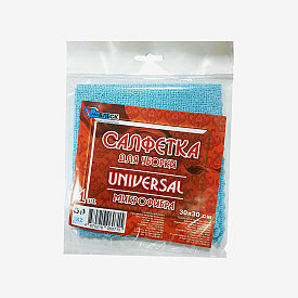 Микрофибрадан жасалған әмбебап 30*30см Pro Жылтыр сүрткіш