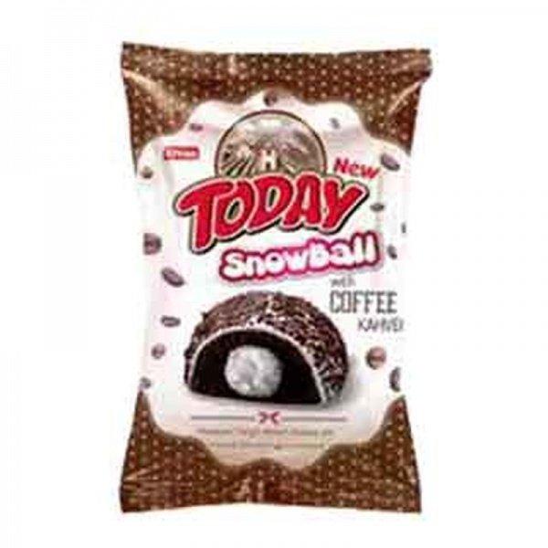 Пончик снежок Snowball TODAY 40 гр с Кофе (24 шт в упак) - фото 1 - id-p106836943