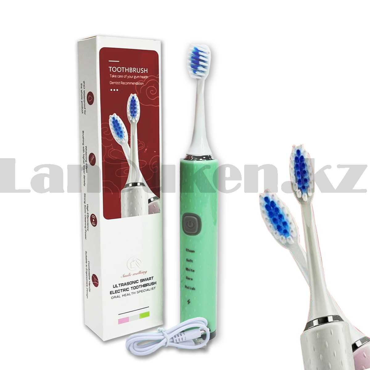 Электрическая зубная щетка зеленого цвета: продажа, цена в Алматы ...