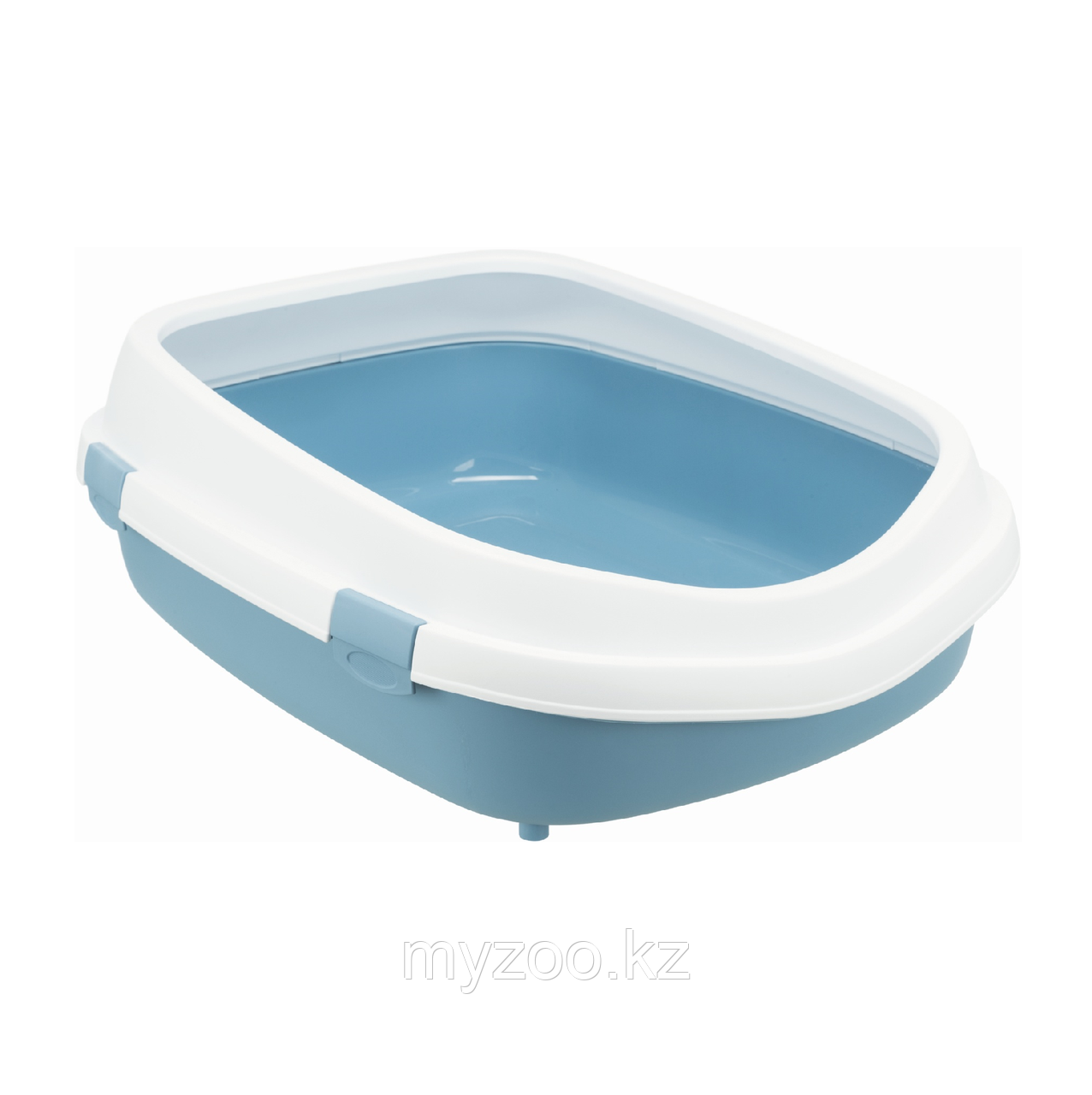 PRIMO XXL туалет для кошек с ободком синий / белый ,56 х 25 х 71 см - фото 1 - id-p106849204