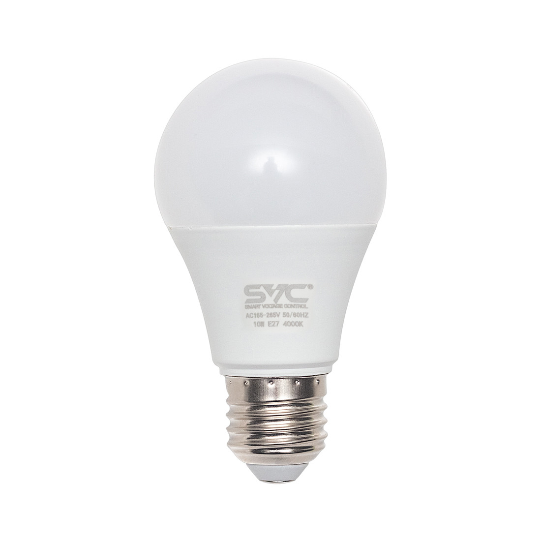 Эл. лампа светодиодная SVC LED A60-10W-E27-4000K, Нейтральный - фото 1 - id-p106814434