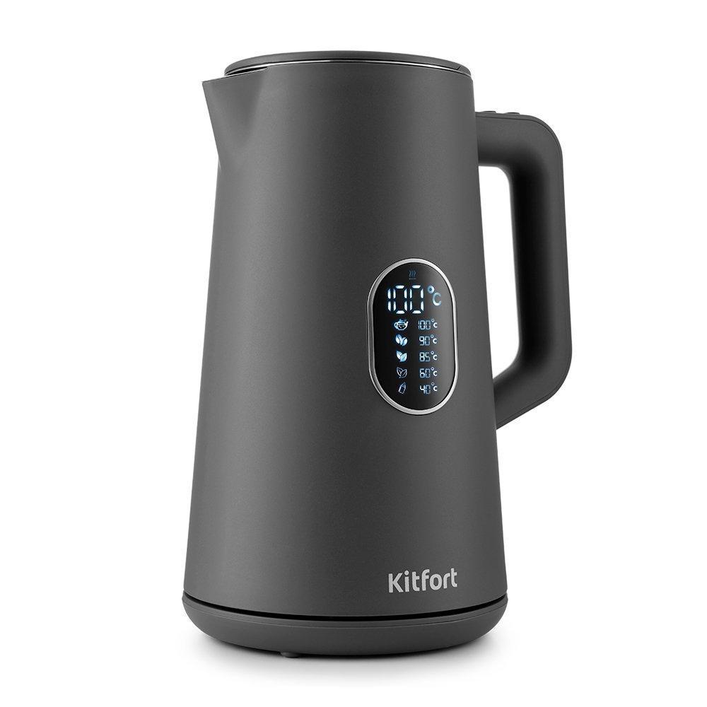 Электрический чайник Kitfort KT-6115-2 (серый)