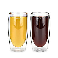 Набор FRAPPE из 2-х стаканов с двойными стенками 350мл (стекло)