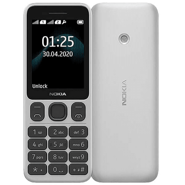 NOKIA 125 DS TA-1253 WHITE, 2.4'', 1 Core, 4MB + 4MB (ROM/RAM), Micro SD, up to 32GB flash, GSM, 2 Sim,
