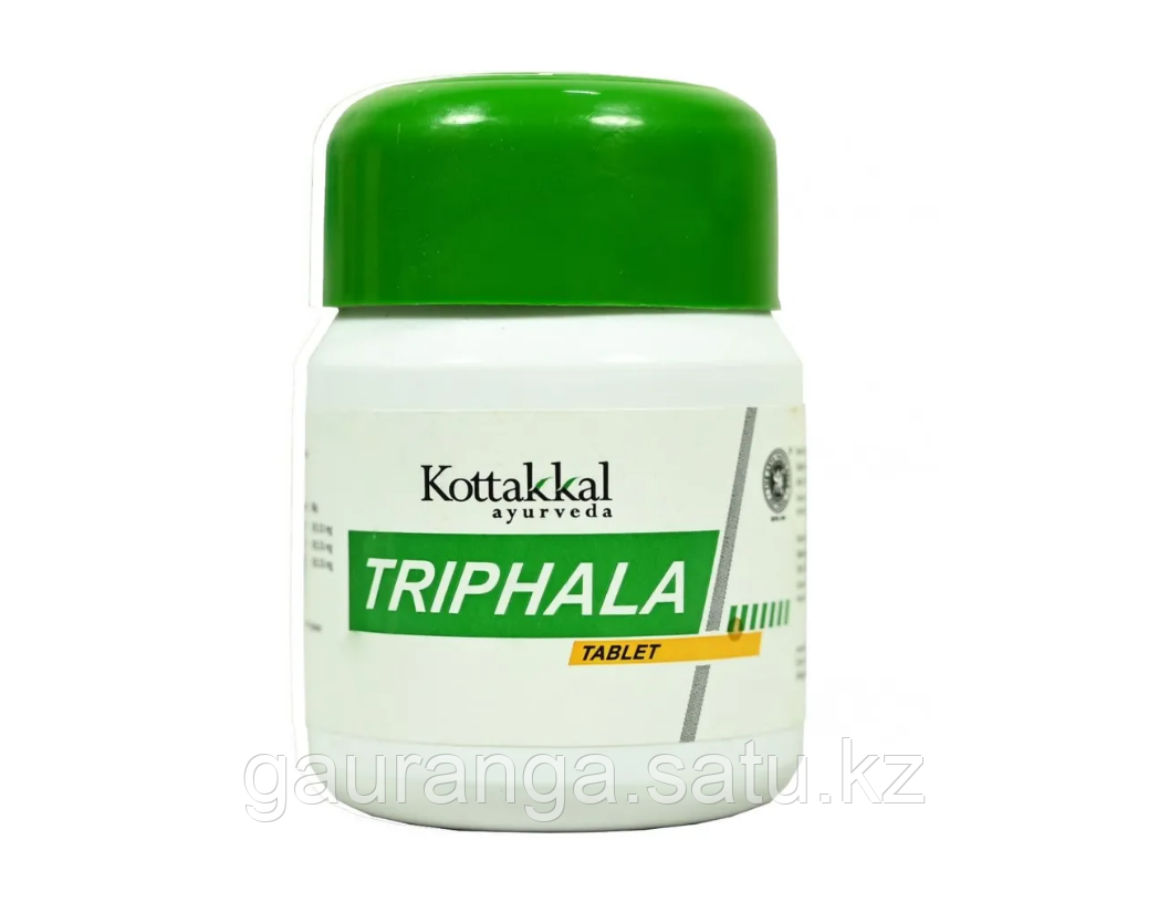 Трифала Коттаккал / Triphala Kottakkal 60 капсул - детокс, пищеварения, ЖКТ, снижение веса - фото 1 - id-p106862925