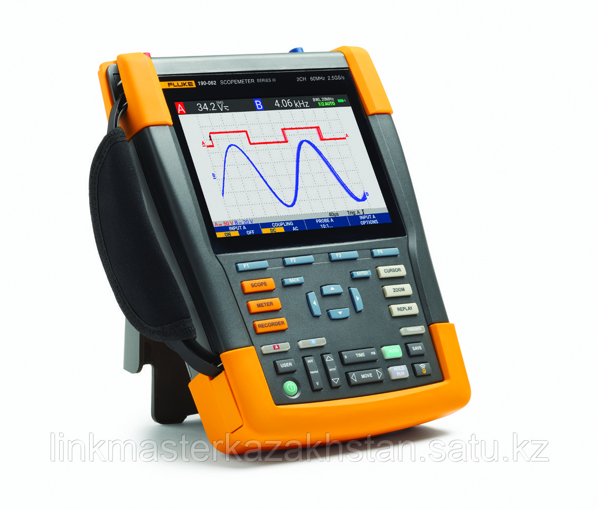 Fluke ScopeMeter 190-062-III-S - осциллограф цифровой, 60 МГц, 2 канала, III серия - фото 1 - id-p106863167