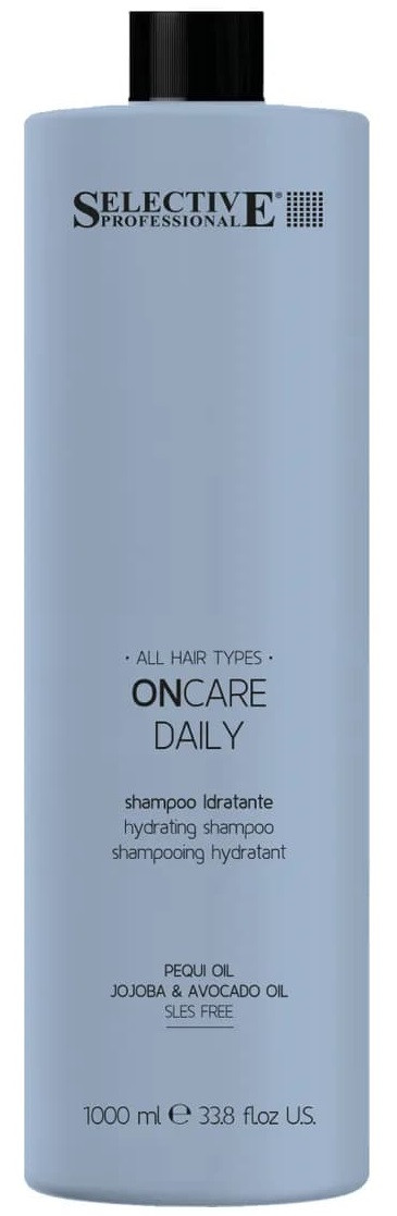 Увлажняющий шампунь для сухих волос Daily Shampoo Selective Professional 1000 мл.