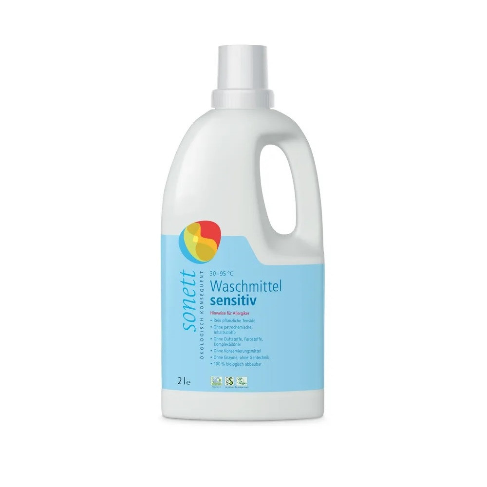Жидкое средство для стирки Sensitive для чувствительной кожи Sonett 2 л.