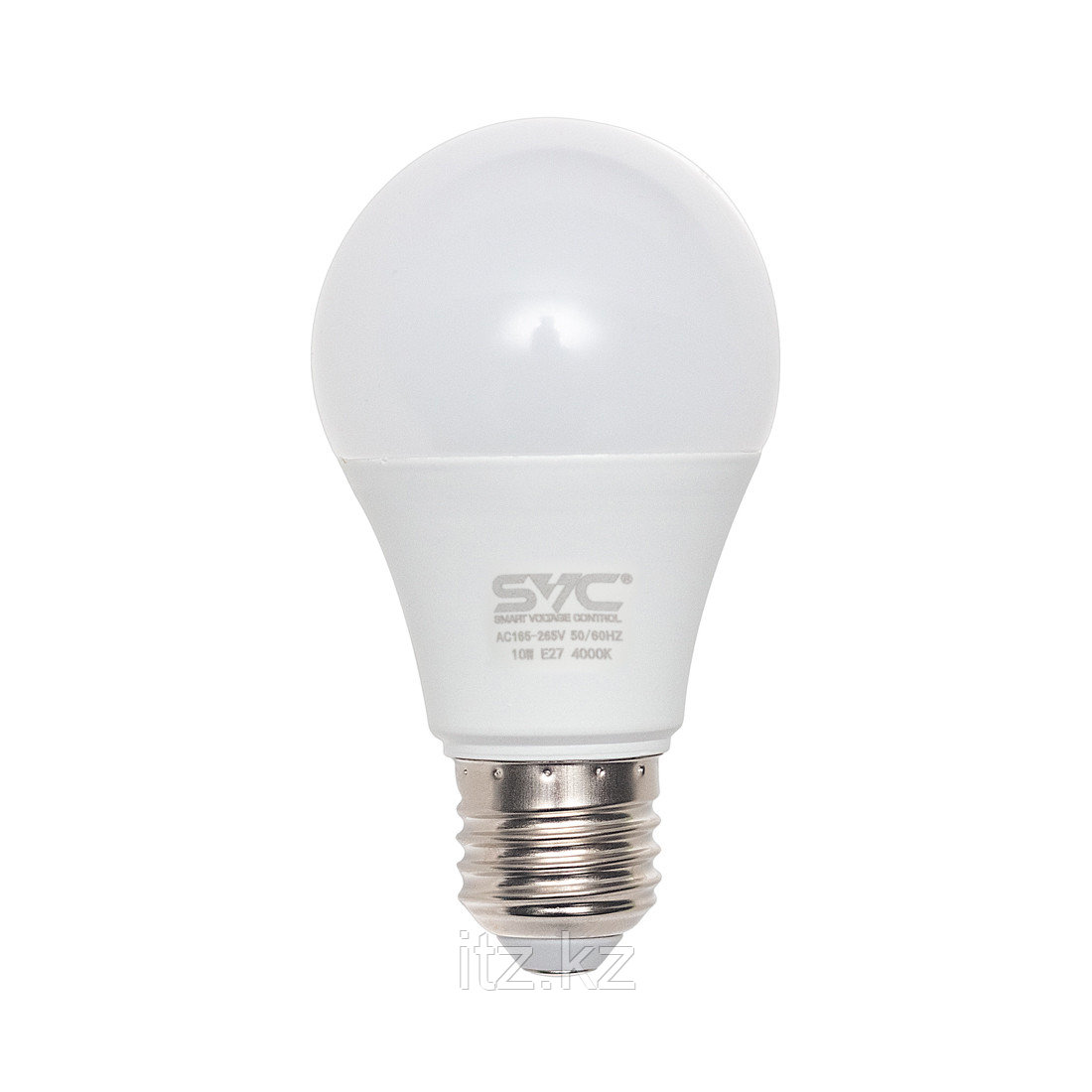 Эл. лампа светодиодная SVC LED A60-10W-E27-4000K, Нейтральный - фото 1 - id-p106814269