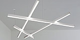 Линейный, подвесной светильник на тросах, белый корпус, 4000к (нейтральный), 1.5 м, 72 вт, фото 2