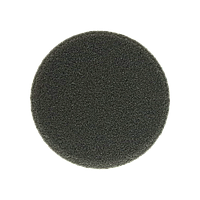 Полировальный поролоновый гладкий круг 85мм x 30 мм черный, мягкий