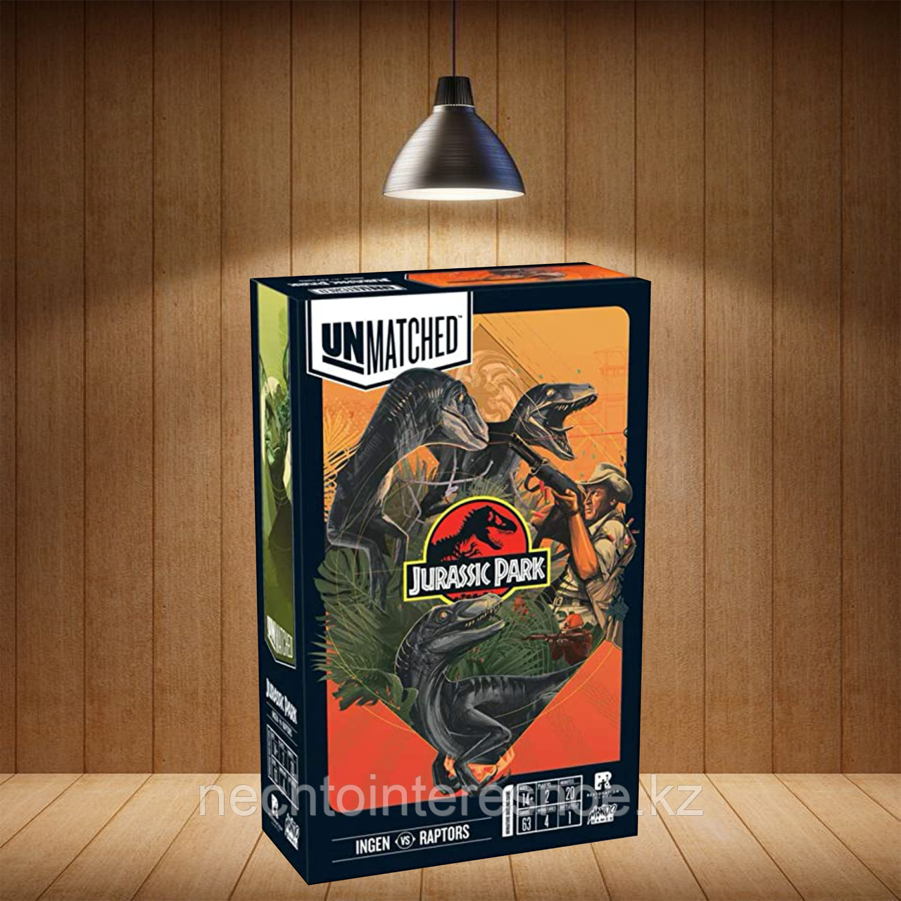 Настольная игра Unmatched: Jurassic Park — InGen vs Raptors