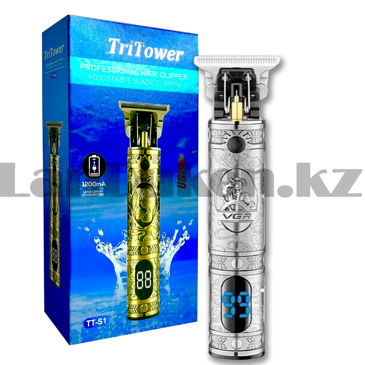 Триммер с дисплеем для бритья и стрижки TriTower TT-S1