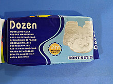 Глина для моделирования самозатвердевающая (белая) , DOZEN, 250 г