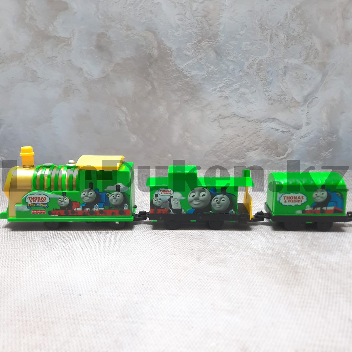 Железная дорога c подсветкой и звуком поезда Tomas Train 8014A 36*33*6 см пластик - фото 4 - id-p106878606