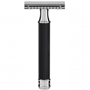 Muehle R89 Black черная ребристая (двусторонняя бритва) (закрытый гребень)