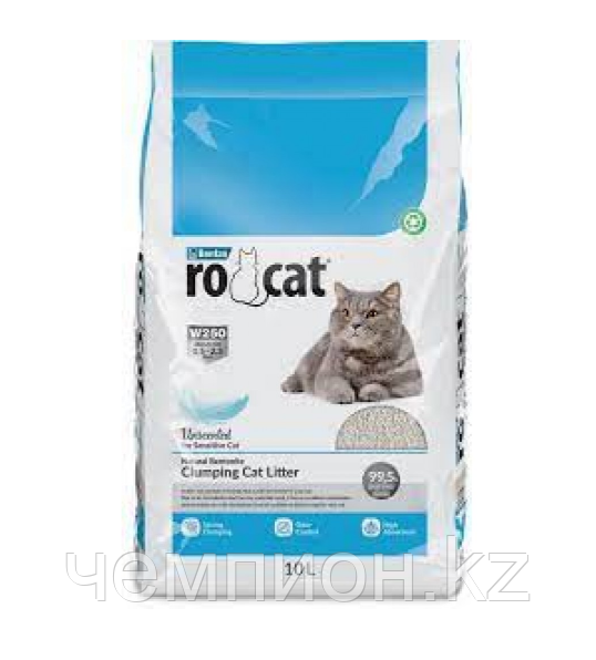 Ro Cat Natural, комкующийся наполнитель натурал, уп.10л.