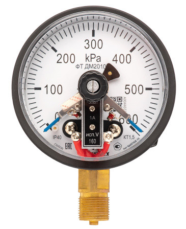 Манометры, вакуумметры, мановакуумметры, электроконтактные ДВ2010ф ...
