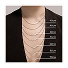 Цепь из серебра SOKOLOV 94080008 серебро с родием, колос, фото 2