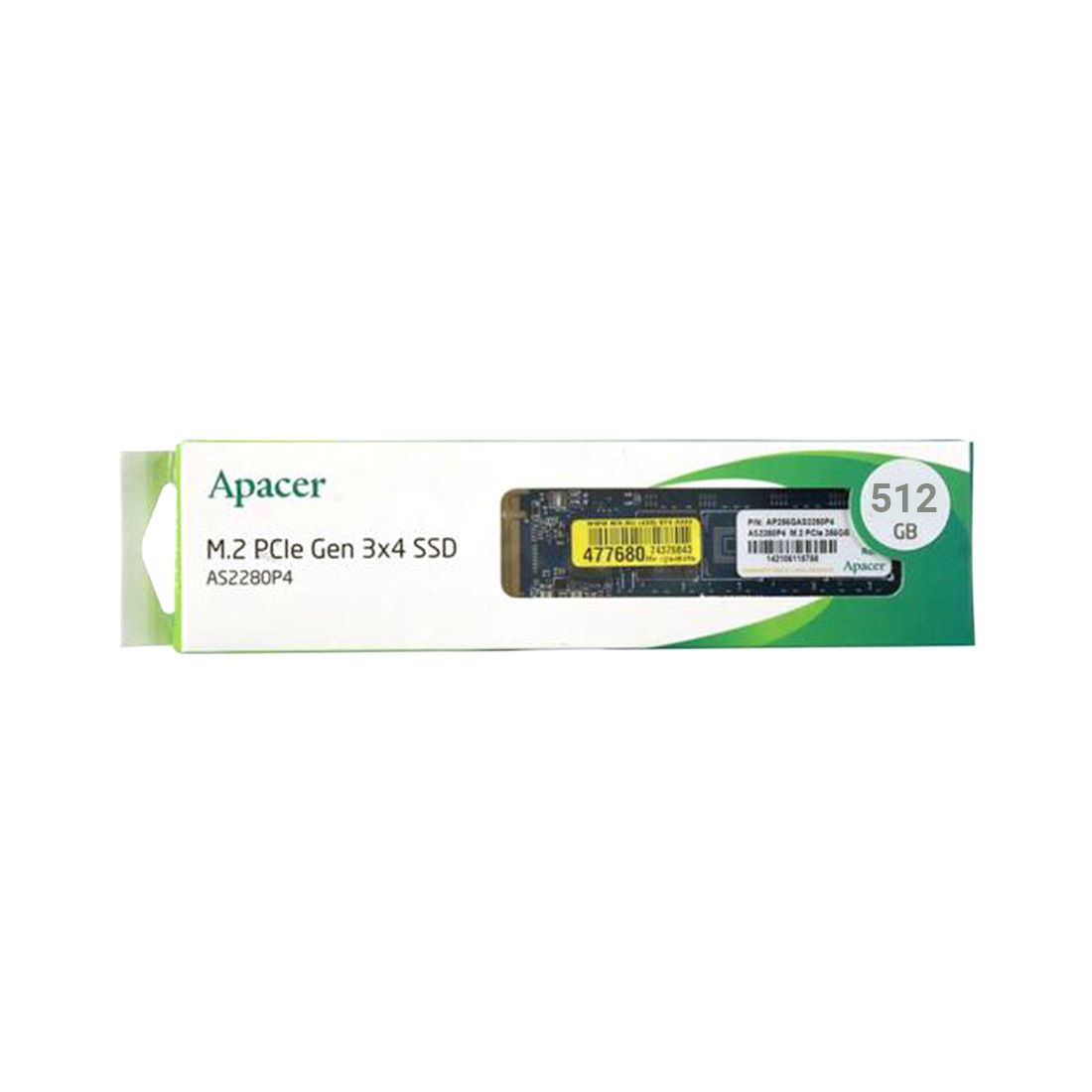 Твердотельный накопитель SSD Apacer AS2280P4 512GB M.2 PCIe - фото 2 - id-p106890150