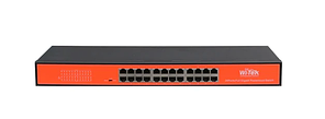 Wi tek WI-SG124 Коммутатор Ethernet с возможностью монтажа в стойку 24 порта