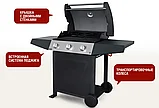 Газовый гриль 3 основных горелки (без боковой) SG300, фото 5