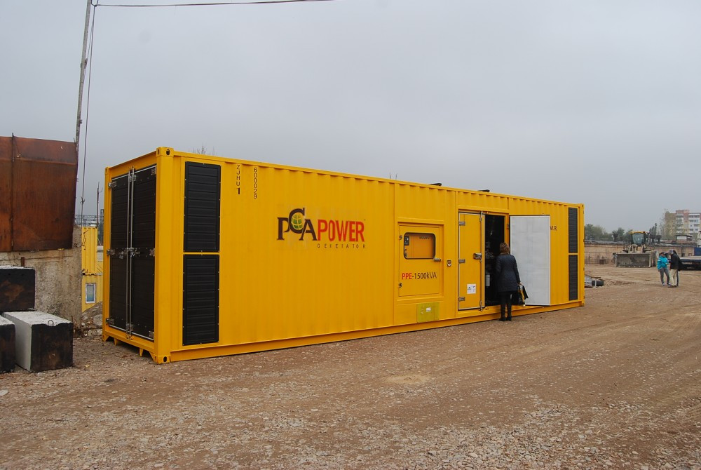 Дизельный генератор контейнерного типа PCA POWER PPE-1500kVA - фото 1 - id-p106923911