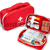 Аптечка органайзер для хранения лекарств красного цвета