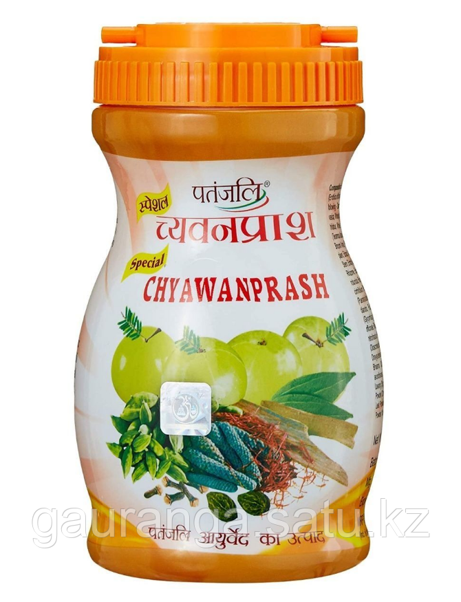 Чаванпраш Патанджаши с шафраном / Chyawanprash Patanjali Saffron 1 кг - для иммунитета, омоложение