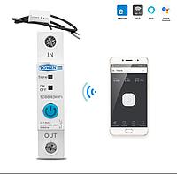 Автомат защиты/Реле Wi-Fi на 220В/ 1-63А счетчик потребления