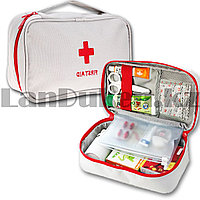 Аптечка органайзер для хранения лекарств серого цвета