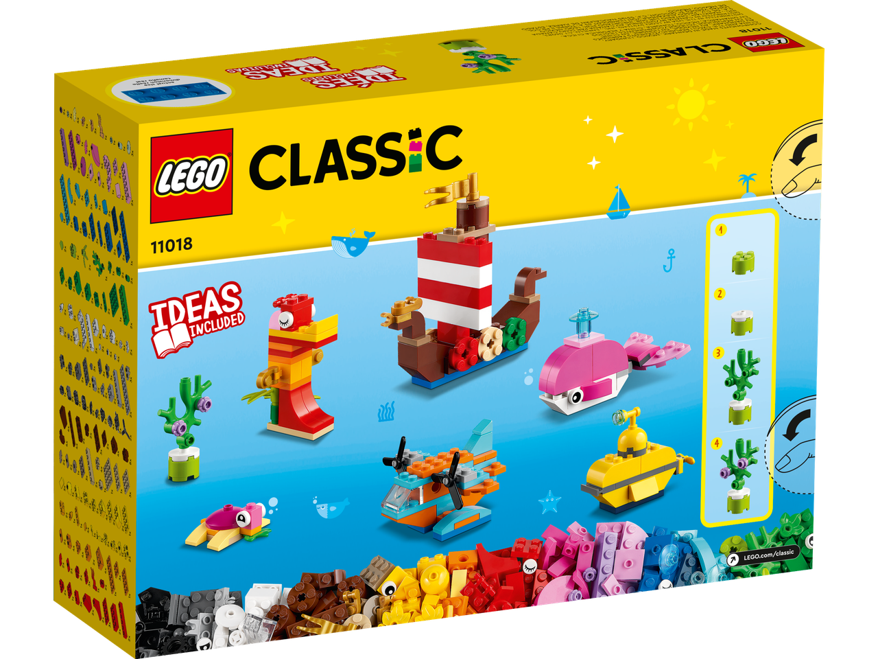 LEGO: Творческое веселье в океане Classic 11018 - фото 2 - id-p106926946