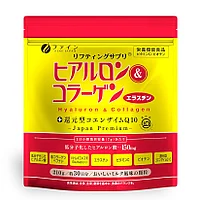 Коллаген+гиалуроновая кислота+Q10, Fine Japan Hyaluron & Collagen + Q10 Japan Premium на 30 дней