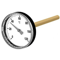 Термометр 30-80 °С с датчиком для бака-водонагревателя SU