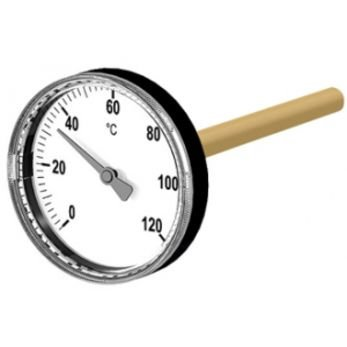 Термометр 30-80 °С с датчиком для бака-водонагревателя SU - фото 1 - id-p106929879