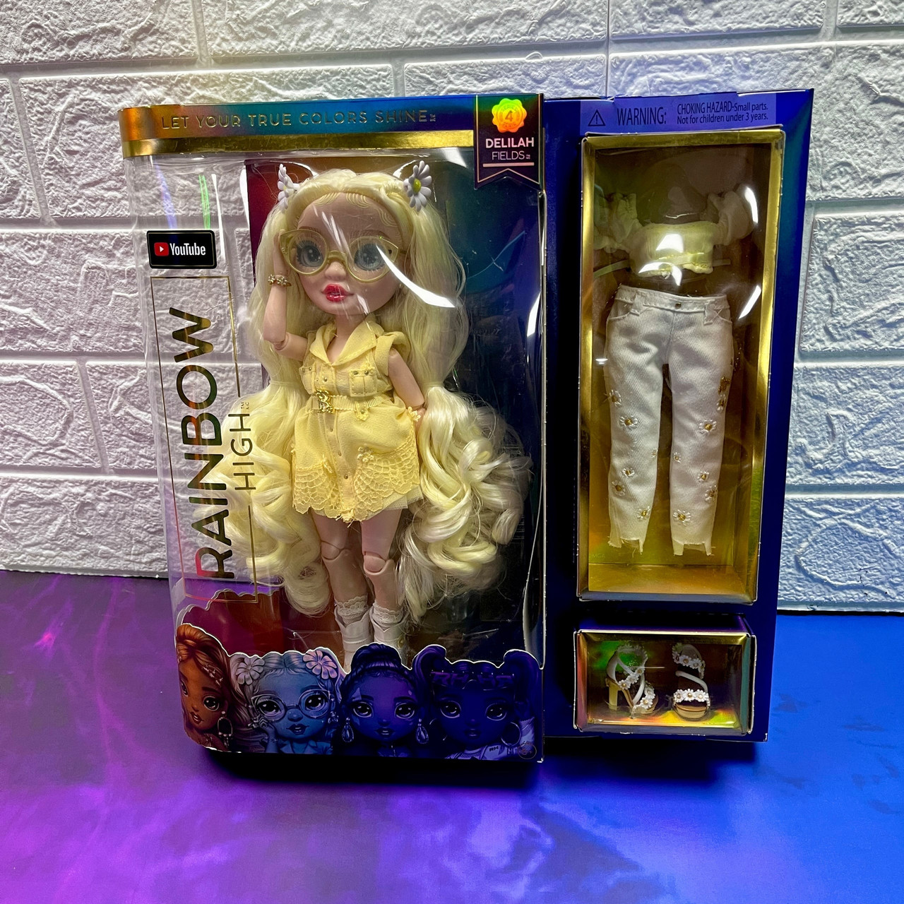 Оригинальная кукла Rainbow High Delilah Fields - Buttercup Yellow Fashion Doll (Байтурсынова 15) - фото 1 - id-p106930950