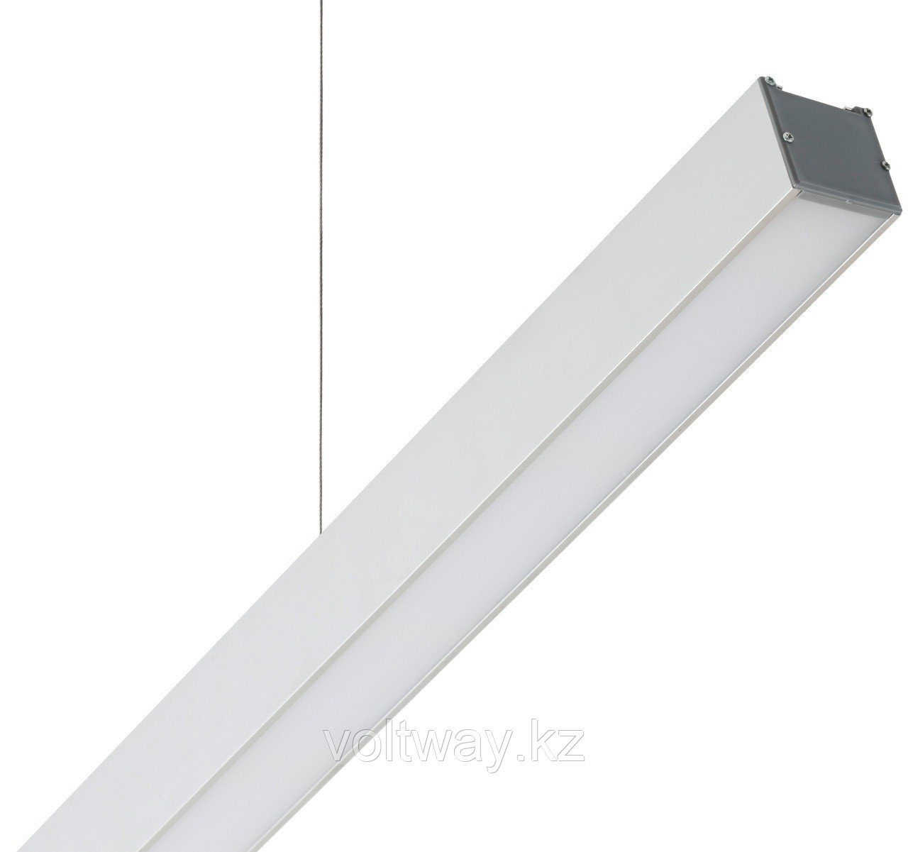 Линейный светильник на тросах, белый корпус, 4000к (нейтральный), 1.2 м, 84 вт